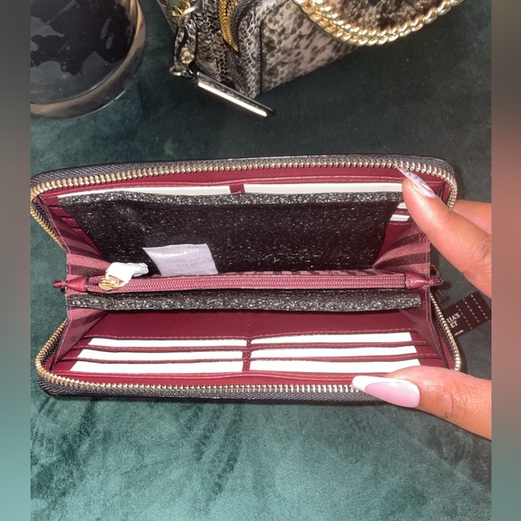 Victoria’s Secret snakeskin backpack & wallet set - Picture 12 of 16